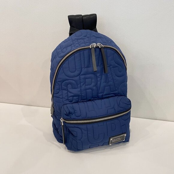 MARC JACOBS LARGE QUILTED LOGO NYLON BACKPACK 4S4HBP001H02 main image 4